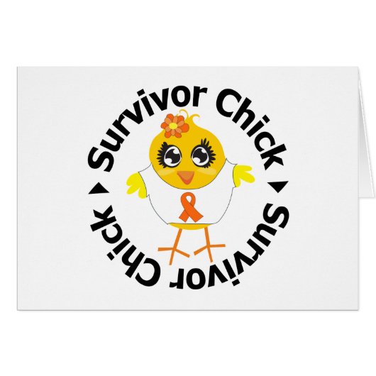 Leukemia Survivor Chick Cards (Front Horizontal)