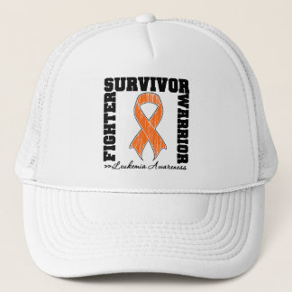 Leukemia Survivor Fighter Warrior Trucker Hat