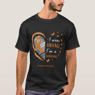 Leukemia Survivor Gifts Kids Mom Sister Awarenes T-Shirt