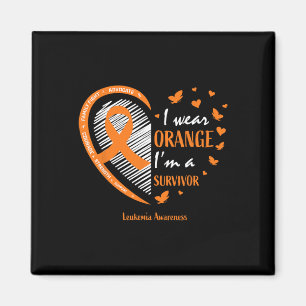 Leukemia Survivor Gifts Women Men Kids Mom Sister Magnet
