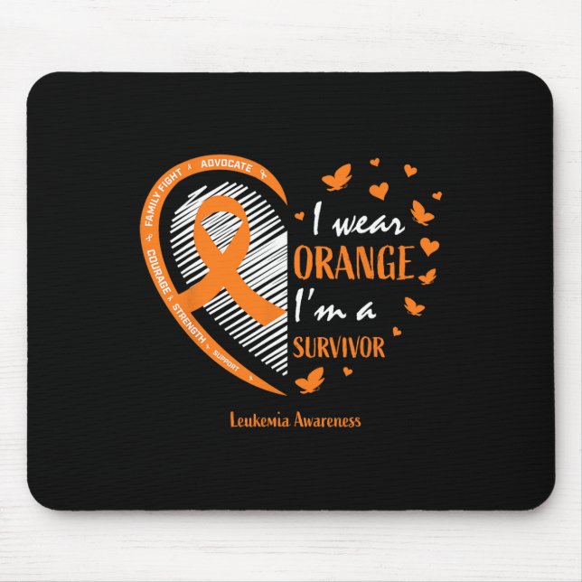 Leukemia Survivor Gifts Women Men Kids Mom Sister  Mouse Pad (Front)