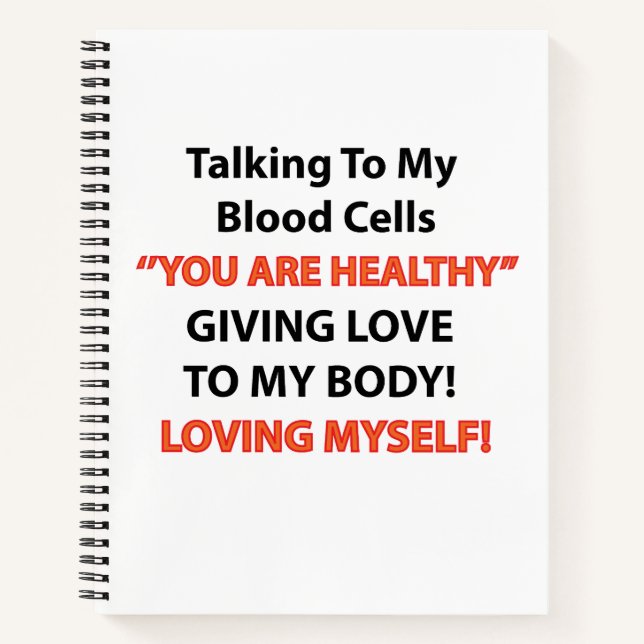 Leukemia Survivor  Notebook (Front)
