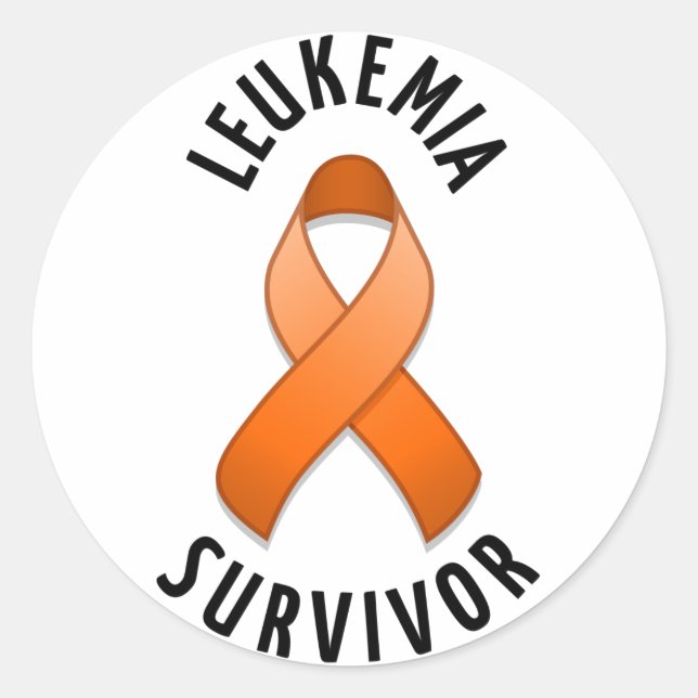 Leukemia Survivor Round Sticker (Front)