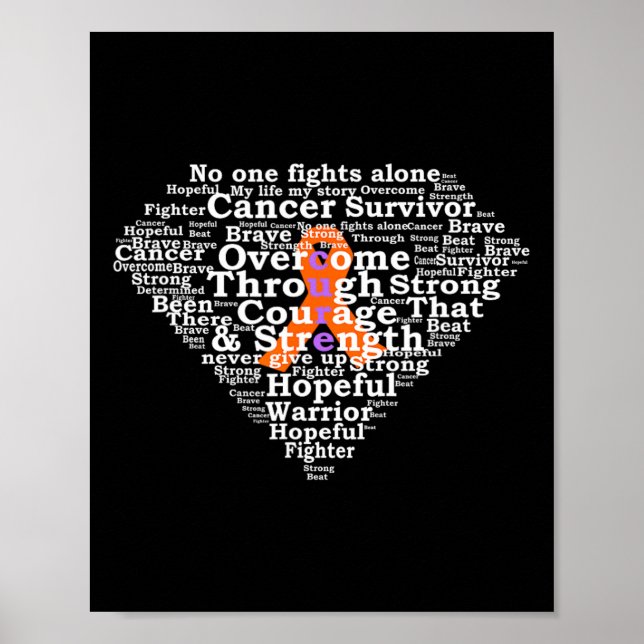 Leukemia Survivor Superhero  Poster (Front)