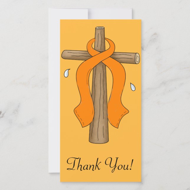 Leukemia Thank You Card (Front)