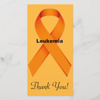 Leukemia Thank You Card