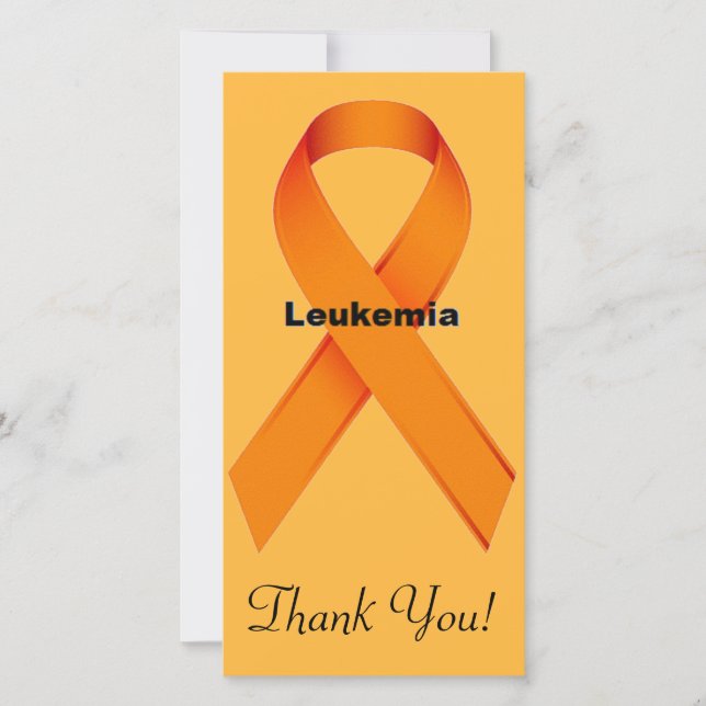 Leukemia Thank You Card (Front)