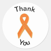 Leukemia Thank you Sticker