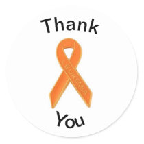 Leukemia Thank you Sticker