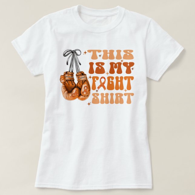 Leukemia This Is My Fight Shirt For Warrior  (Design Front)