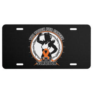 Leukemia Too Tough For Cancer License Plate