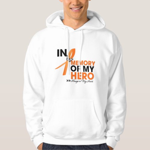 Leukemia Tribute In Memory of My Heropng Hoodie