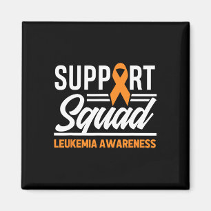 Leukemia Warrior Support Squad Leukemia Cancer Awa Magnet