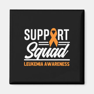 Leukemia Warrior Support Squad Leukemia Cancer Awa Magnet