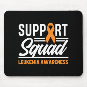 Leukemia Warrior Support Squad Leukemia Cancer Awa Mouse Pad