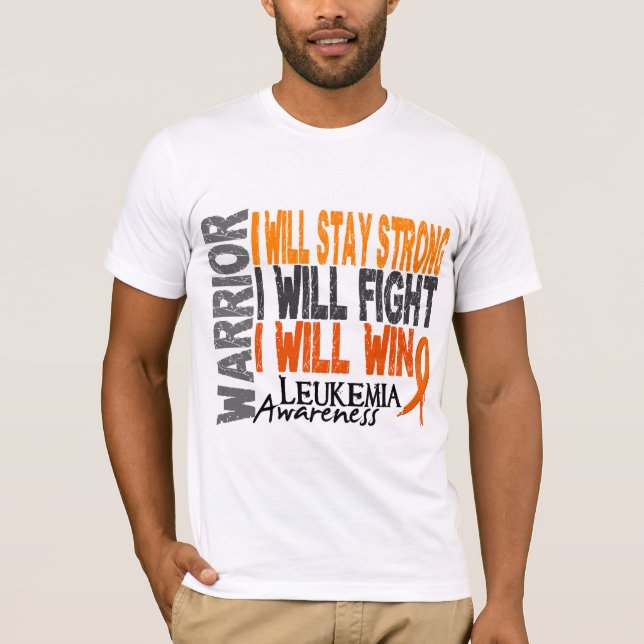 Leukemia Warrior T-Shirt (Front)