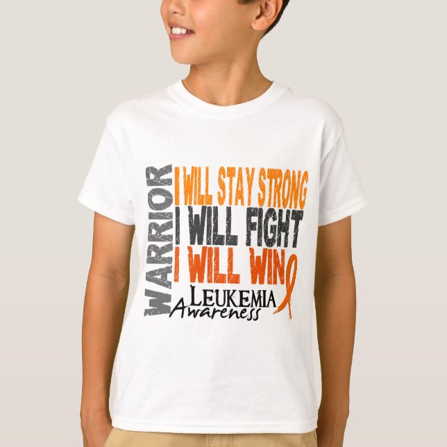 Leukemia Warrior T-Shirt (Front)