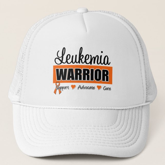 Leukemia Warrior Trucker Hat (Front)