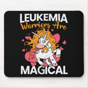 Leukemia Warriors Are Magical Unicorn Leukemia Awa Mouse Pad