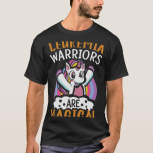 Leukemia Warriors Are Magical Unicorn Leukemia Awa T-Shirt