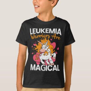 Leukemia Warriors Are Magical Unicorn Leukemia Awa T-Shirt