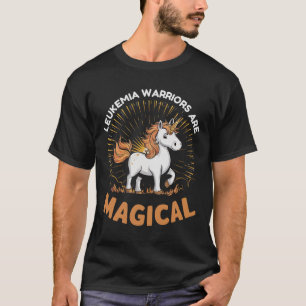 Leukemia Warriors Unicorn-Magical Cancer Support T-Shirt