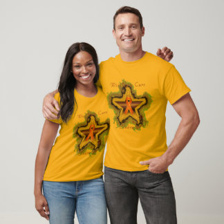 Leukemia Wish Star Men's Tie-Dye T-shirt