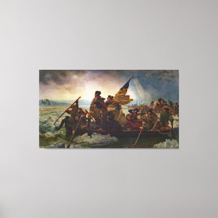 Leutze Washington Crossing Delaware Painting Canvas Print