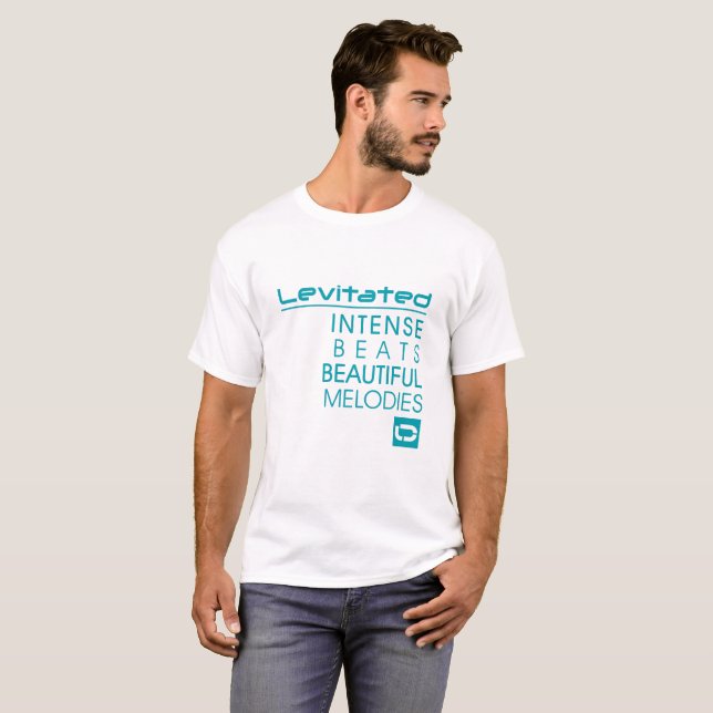 LEV Men's White Emotion T-Shirt V4 (Front Full)