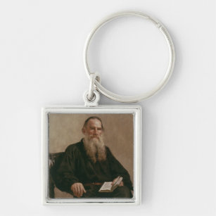 Lev Tolstoy  1887 Keychain