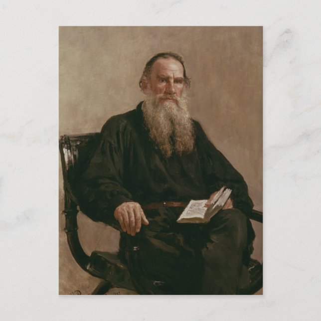 Lev Tolstoy  1887 Postcard (Front)