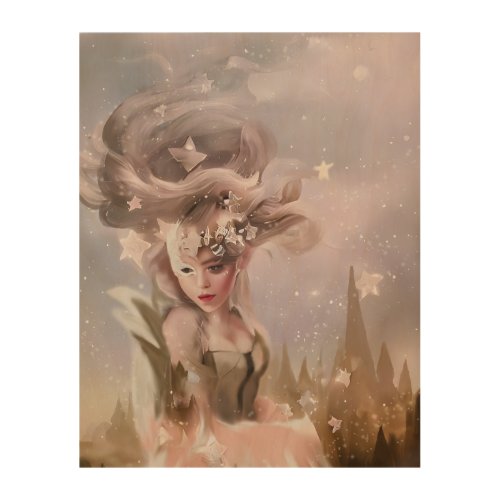 Leva The Guardian Angel Wood Wall Art