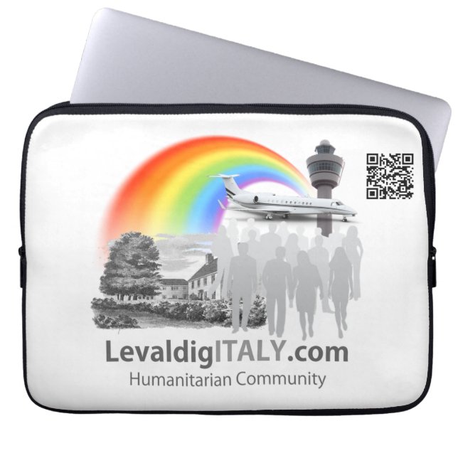 LevaldigITALY - Laptop Sleeve 13" (Front)