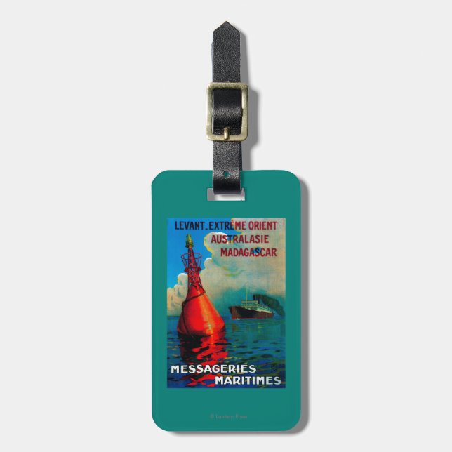 Levant Extreme Orient Vintage PosterEurope Luggage Tag (Front Vertical)
