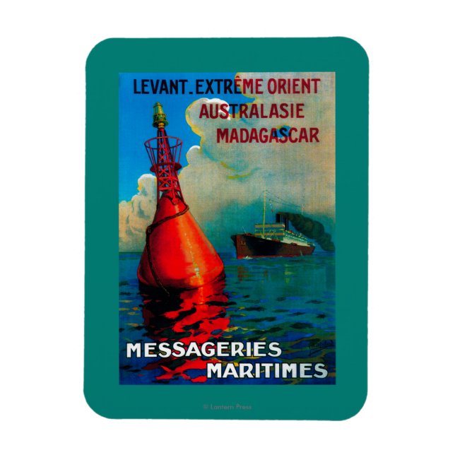 Levant Extreme Orient Vintage PosterEurope Magnet (Vertical)
