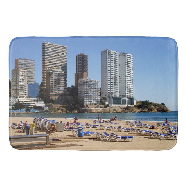 Levante beach of Benidorm Bathroom Mat (Front)