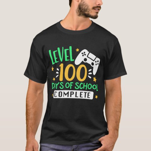 Level 100 Days Of School Complete Game T_Shirt