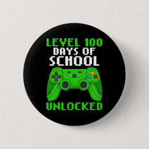 Level 100 Days Of School Completed Gaming Controll Button