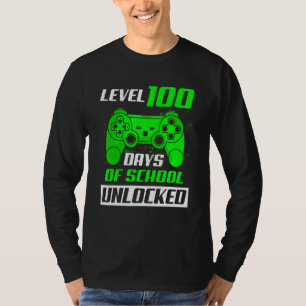 Level 100 Days Of School Unlocked 100th Day Video  T-Shirt