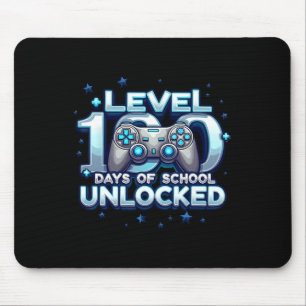 Level 100 Days Of School Unlocked Boys 100th Day O Mouse Pad