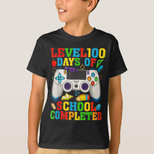 Level 100 Days Of School Unlocked Boys 100th Day O T-Shirt