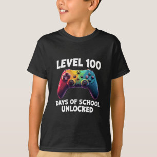Level 100 Days of School Unlocked T-Shirt