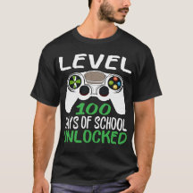 Level 100 Days Of School Unlocked T-Shirt