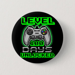 Level 100 Days Of School Unlocked Video Game Boys Button