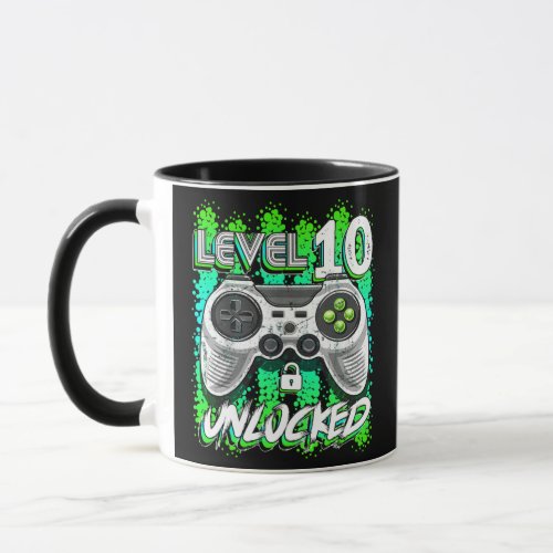 Level 10 Unlocked Awesome 2012 Game 10 Year Old Mug