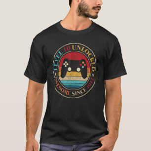 Level 10 Unlocked Awesome Since 2012 10th Birthday T-Shirt
