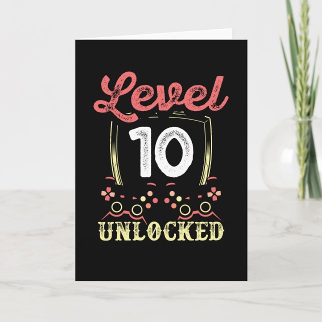 Level 10 unlocked card (Front)