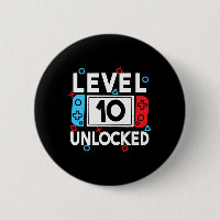Level 10 Unlocked Gamer 10th Birthday Video Game B