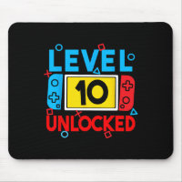 Level 10 Unlocked Gamer 10th Birthday Video Game B