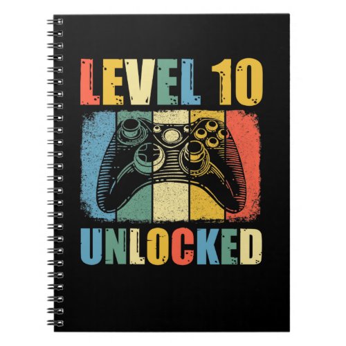 Level 10 unlocked notebook